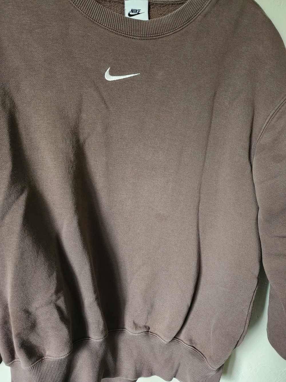 Nike Phoenix Fleece oversized crew-neck sweatshirt Size XS - Picture 3 of 5